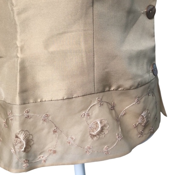 David Warren New York Silk Tank & Pants Set Size 12 - Picture 5 of 16